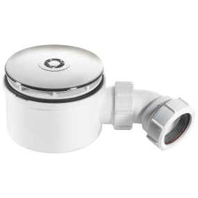 McAlpine Shower Trap Chrome Plated Brass (90mm)