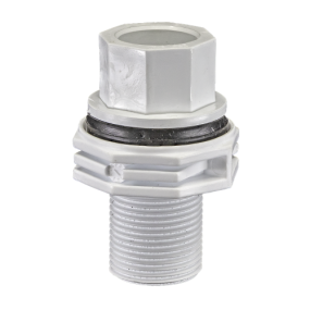 Solvent Weld Overflow 21.5mm Straight Tank Connector