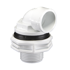 Solvent Weld Overflow Bent tank Connector