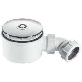 McAlpine Shower Trap Chrome Plated Plastic (90mm)