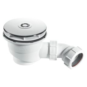 McAlpine Shower Trap Chrome Plated Plastic (90mm)
