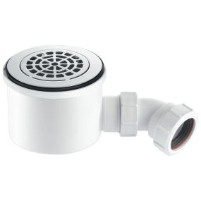 McAlpine Brass Shower Trap (90mm) (Chrome Plated)