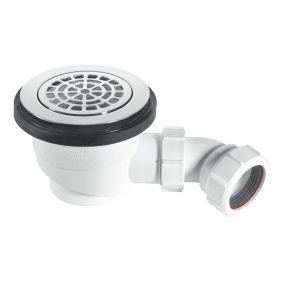 McAlpine Brass Shower Trap (90mm) (Chrome Plated)