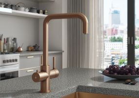 LeoNova 3 in 1 Instant Hot Water Tap with Boiler and Filter (Copper)