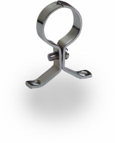 CHROME Pressed Pipe Clips
