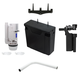 Fluidmaster Pneumatic Compact Cistern - Side Entry Plastic Shank