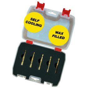 5 Piece Vacuum Brazed Diamond Drill Bit Kit