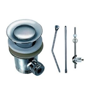 Keyplumb Lever Operated Pop Up Basin Waste Chrome (1.1/2 Inch)