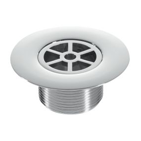 McAlpine Shower Trap Grid Chrome Plated Plastic (85mm)
