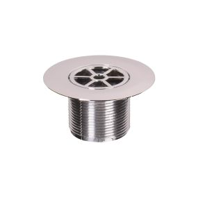 McAlpine Long Tail Shower Trap Grid Chrome Plated Plastic (85mm)