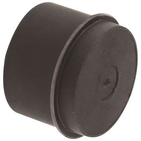 McAlpine Rubber Blank Cap (1.1/2 Inch) (Black)
