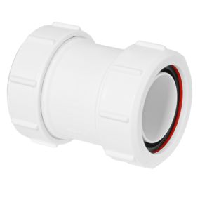 McAlpine Multifit Straight Connector (1.1/2 Inch) (Black)