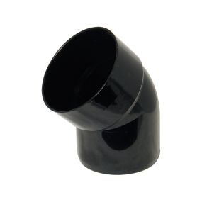Floplast 110mm 45 Degree Bottom Offset Bend - Spigot To Solvent Weld