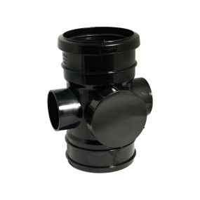 Floplast 110mm Access Pipe - Socket / Solvent