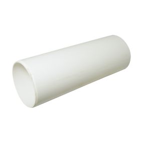 FloPlast Plain Ended 110mm Soil Pipe (3m Lengths) (White) (Bundle of 8)