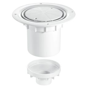 McAlpine Trapped Vertical Outlet Gully (75mm) (White)