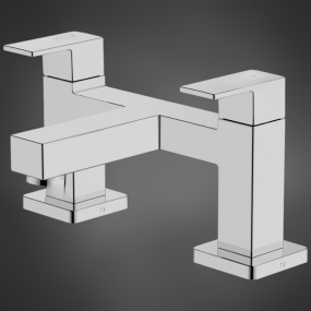 LeoNova Axis Deck Mounted Bath Filler Chrome Tap *Warehouse Clearance*