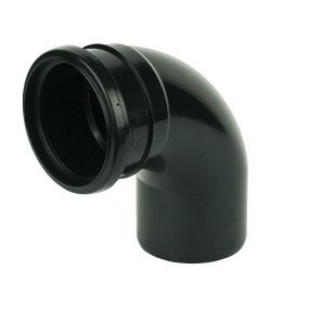 Floplast 110mm Single Socket 87.5 Degree Bend