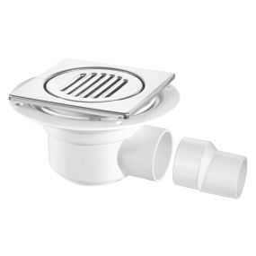 McAlpine Trapped Horizontal Outlet Gully Polished (50mm) (Stainless Steel)