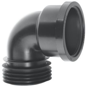 McAlpine 90 Degree Drain Connector (Black)