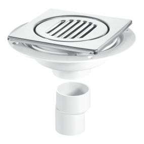 McAlpine Untrapped Gully with Vertical Outlet for Tiled or Stoned Floors