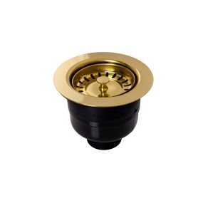 Elite Kitchen Sink Strainer Waste (Brushed Brass)