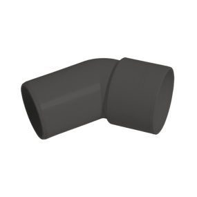 FloPlast Solvent Weld Waste Conversion Bend 135 Degree (40mm) (Black)
