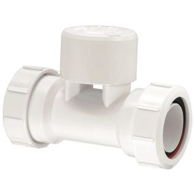 McAlpine Ventapipe Multifit Tee (1.1/2 Inch) (White)