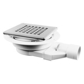 McAlpine Slimline Floor Gully with Non Return Valve (150mm) (Stainless Steel)