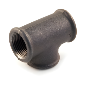 Equal Tee (Black Iron) (1/2 Inch BSP)