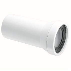 McAlpine Straight Adjustable Pan Connector with Plain End (110mm)