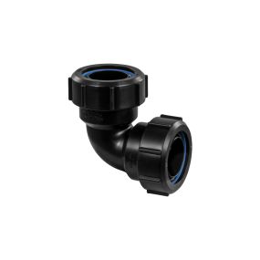 McAlpine Multifit 90 Degree Bend (32mm) (Black)