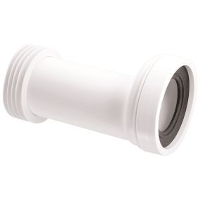 McAlpine Straight Adjustable Pan Connector with 20mm Offset (110mm)