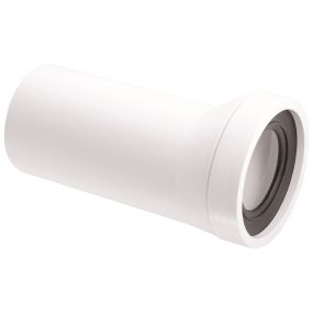 McAlpine Straight Adjustable Pan Connector with 10mm Offset Plain End (110mm)