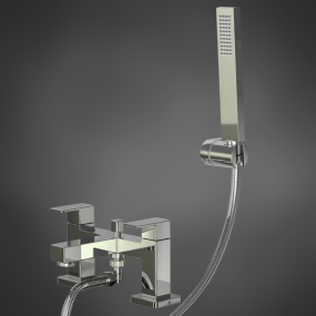 LeoNova Axis 2 Taphole Bath Shower Mixer Chrome Tap *Warehouse Clearance*