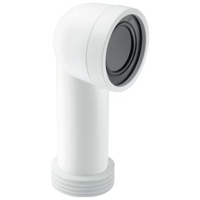 McAlpine 90 Bend Adjustable Length Rigid Pan Connector (110mm)