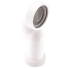 McAlpine 90 Degrees Space Saving Bend Adj Length Rigid WC Connector