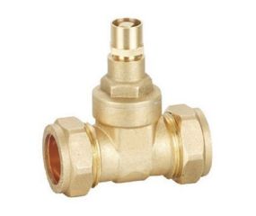 Lockshield Gate Valve (Copper x Copper) (15mm)
