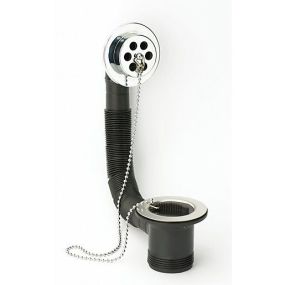 1.1/2 Inch Embrass Peerless Chrome Bath Combi Waste Poly Plug
