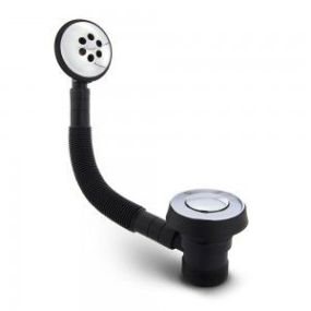 1.1/2 Inch Embrass Peerless Chrome Bath Combi Waste Clicker
