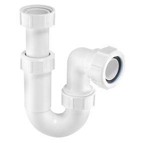 McAlpine Adjustable Inlet Tubular P Trap (1.1/4 Inch)