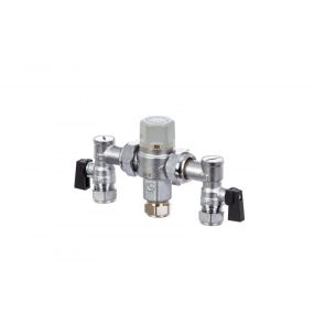 Altecnic Careflo Series 5213 Merchant Thermostatic Mixing Valve MX with Service Valves (22mm)