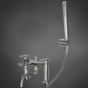 LeoNova Zenith 2 Taphole Bath Shower Mixer Chrome Tap *Warehouse Clearance*