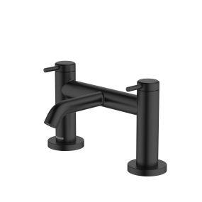 McAlpine Kelvin Deck Mounted Bath Filler Tap (Matt Black)