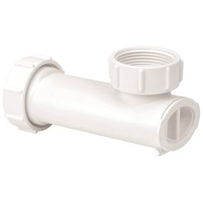 McAlpine Wash Hand Basin Space Saver with Self-Closing Waste Valve