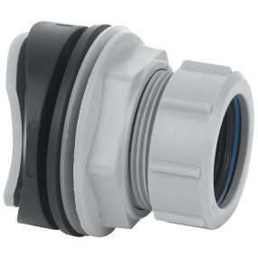 McAlpine Soil Pipe Boss Connector (1.1/4 Inch) (Grey)