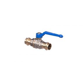 Altecnic Press Fit M Profile Lever Ball Valve with Blue Handle WRAS