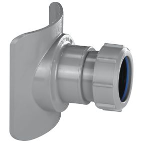 McAlpine Soil Pipe Boss Connector (4 Inch/100mm) (Grey)