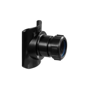 McAlpine Soil Pipe Boss Connector (3 Inch x 1/1.4 Inch) (Black)