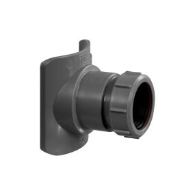 McAlpine Soil Pipe Boss Connector (3 x 1.1/2 Inch) (Grey)